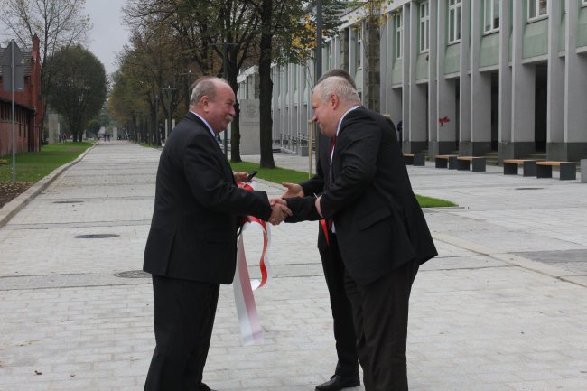 Miasteczko akademickie Politechniki Śląskiej i nowe boisko