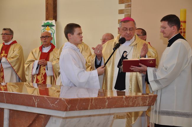 Poświęcenie kościoła pw. św. Faustyny w Słupsku