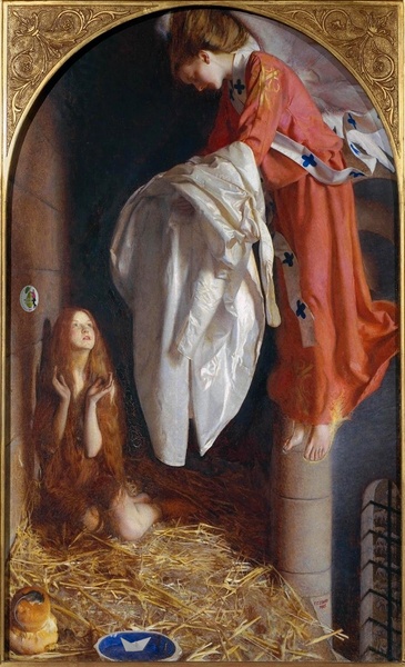 Frank Cadogan Cowper (1877-1958) Święta Agnieszka w więzieniu, 1905, Tate Gallery, Londyn