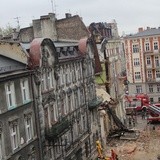 Zawalona kamienica w centrum Katowic