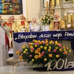 Edyta Geppert na jubileuszu ks. Józefa Strączka