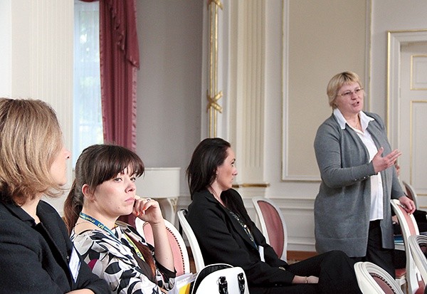  Od lewej: prof. Alicja Kalus, Ewa Kiełek-Rataj (organizatorki konferencji), Olga Komarnicka-Jędrzejewska i dr Iwona Rawicka