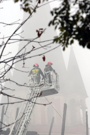 Po pożarze sosnowieckiej katedry