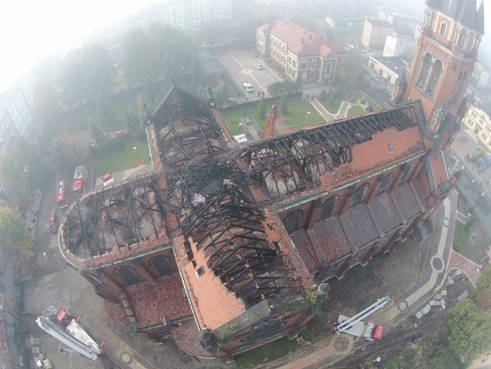 Jak zabezpieczyć katedrę po pożarze?