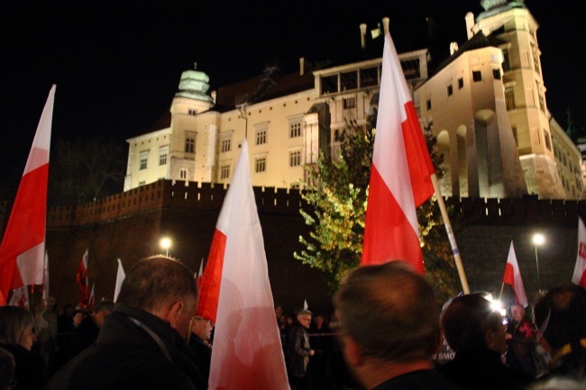 55. miesięcznica smoleńska w Krakowie