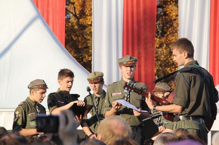 Święto Niepodległości z harcerzami