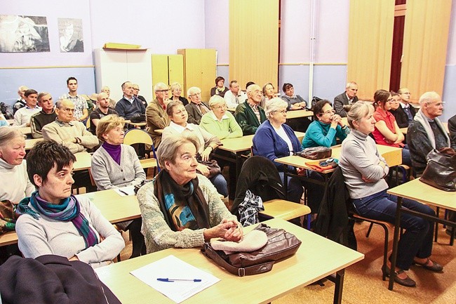 Wykładu słuchali członkowie i sympatycy Gliwickiego Klubu „Tygodnika Powszechnego”