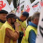 Emeryci górniczy protestowali