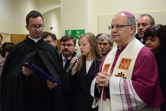 Poświęcenie gmachu szkół katolickich w Opolu