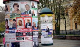 Po wyborczej walce zostały plakaty