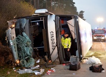Wypadek polskiego autobusu
