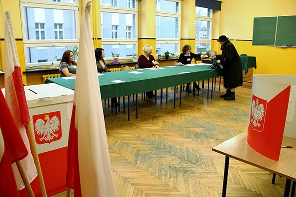  Druga tura wyborów samorządowych 2014 r. – lokal wyborczy w Rybniku