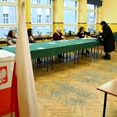  Druga tura wyborów samorządowych 2014 r. – lokal wyborczy w Rybniku