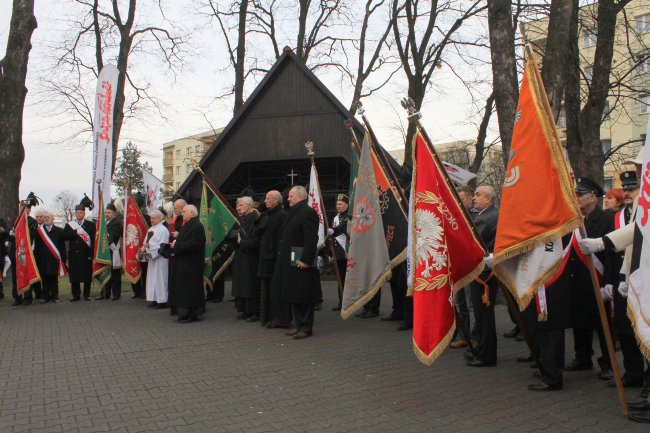 Uroczystość w rocznicę stanu wojennego w Zabrzu