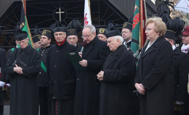 Uroczystość w rocznicę stanu wojennego w Zabrzu