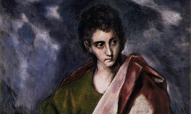 El Greco, Św. Jan Ewangelista (fragment obrazu)