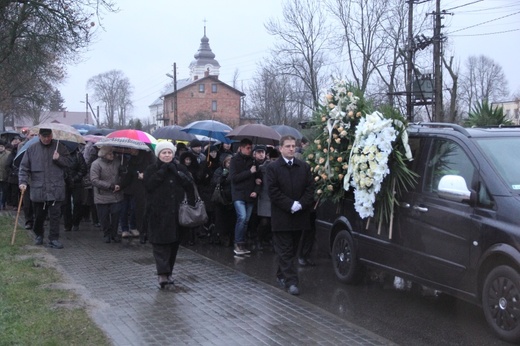 Pogrzeb ofiary podpalacza