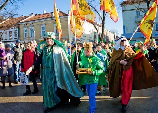 Orszak Trzech Króli w Skawinie 2014 r.