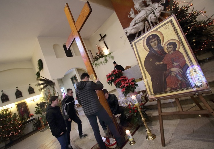 Symbole ŚDM w Siemianowicach