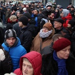 Manifestacja poparcia dla górników kopalni "Brzeszcze"