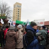 Górnicy kopalni "Brzeszcze" nadal protestują. Dziś dołączają do protestu kolejne kopalnie