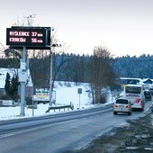  Obecna droga do Zakopanego na Zaborni między Rabką a Chabówką.  Trasa ekspresowa została wytyczona w zupełnie innym miejscu