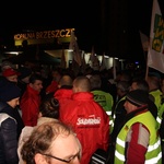 Protest mieszkańców pod kopalnią "Brzeszcze"