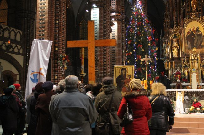 Krzyż i ikona ŚDM w Gliwicach