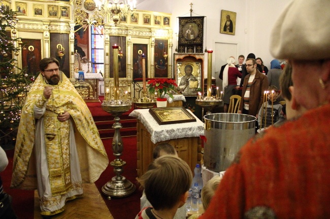 Liturgia święta w krakowskiej cerkwi