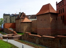 Fragment dawnych murów obronnych Poznania