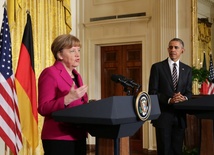 Obama i Merkel ws. Ukrainy