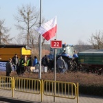 Protest rolników w Krzeszycach