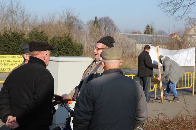 Protest rolników w Krzeszycach