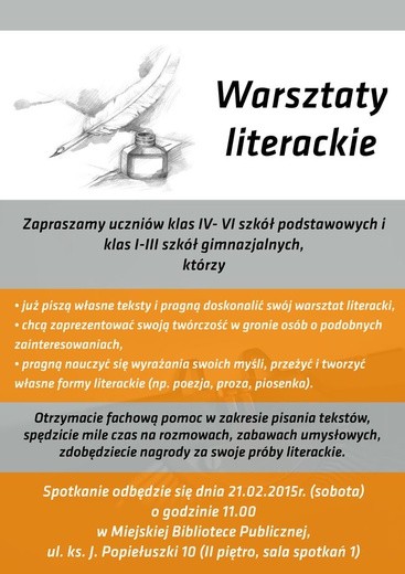 Warsztaty literackie