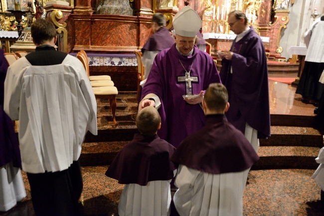 Liturgia stacyjna w Środę Popielcową