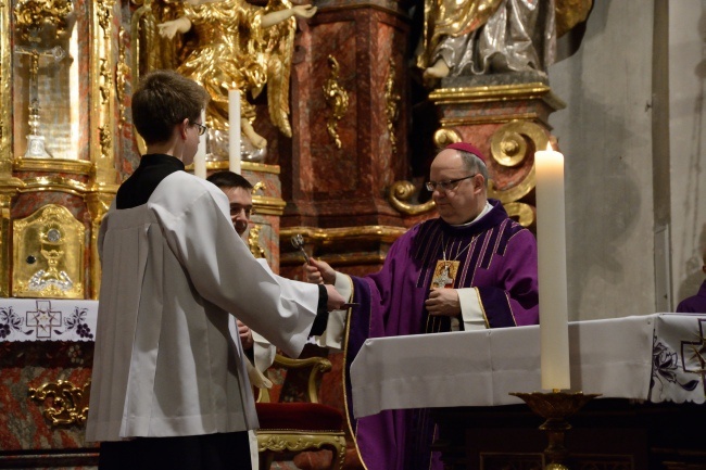 Liturgia stacyjna w Środę Popielcową