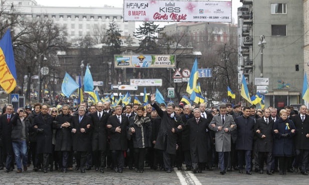 Marsz Godności przeszedł ulicami Kijowa