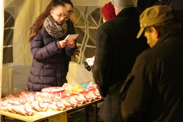 Powitanie znaków ŚDM w Skoczowie