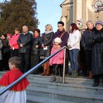 Krzyż ŚDM i ikona Matki Bożej w Rajczy