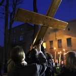 Krzyż ŚDM i ikona Matki Bożej w Żywcu