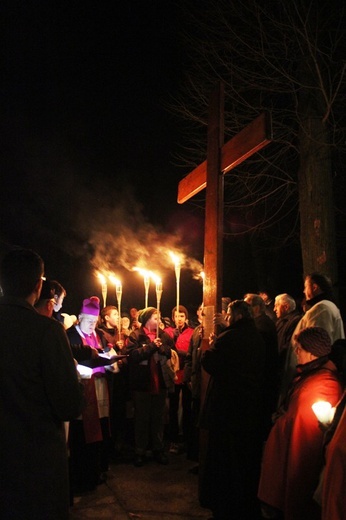 Krzyż i ikona Matki Bożej w Szczyrku