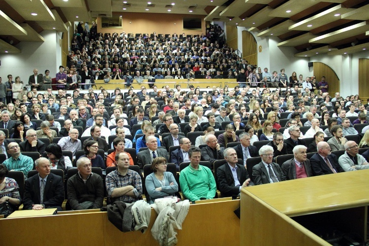 Wykład ks. prof. Michała Hellera na UŚ