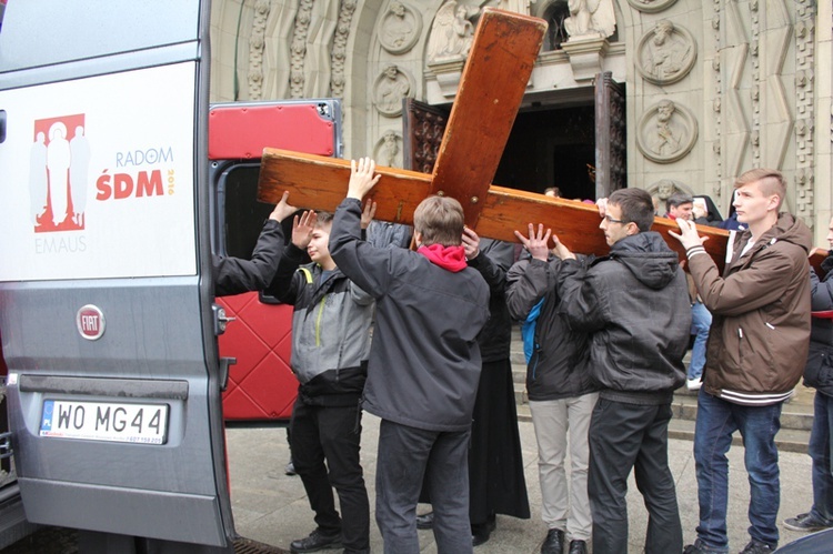 Pożegnanie znaków ŚDM w Bielsku-Białej