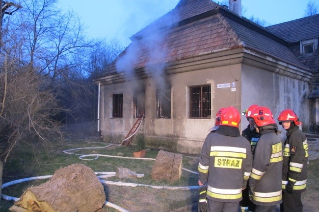 Pożar w krakowskiej noclegowni