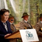 Na jubileuszu radomskich leśników jako pierwsza przemawiała premier Ewa Kopacz