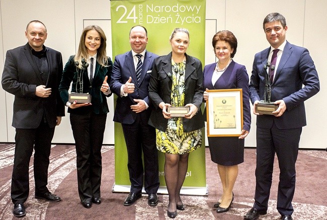 Laureaci tegorocznej nagrody. Prof. Bogdan Chazan nie mógł odebrać Tulipanów osobiście