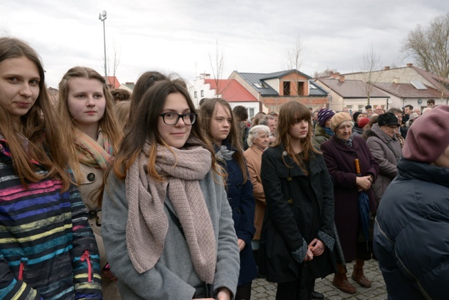 Powitanie symboli ŚDM w diecezji radomskiej