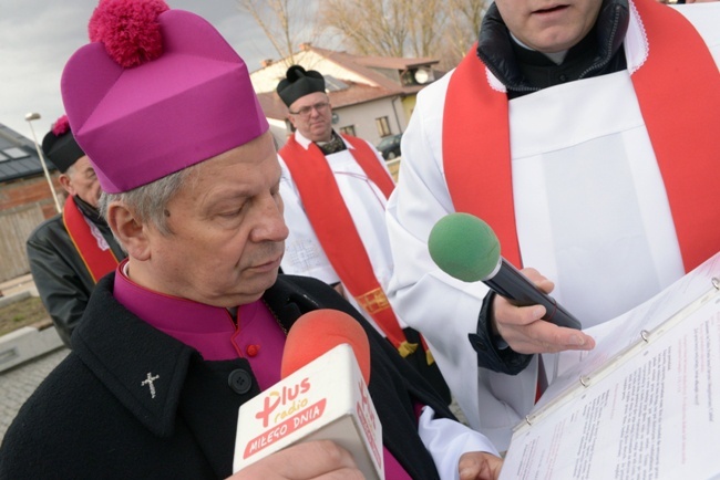 Powitanie symboli ŚDM w diecezji radomskiej