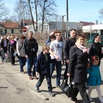 Krzyż w parafii franciszkańskiej w Gliwicach