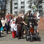 Krzyż w parafii franciszkańskiej w Gliwicach